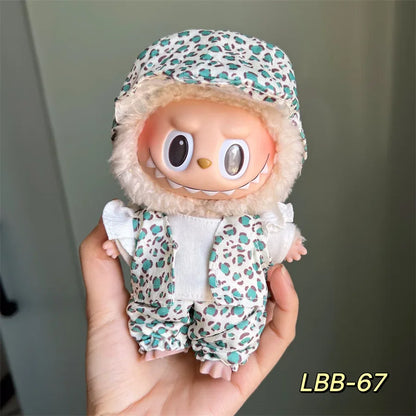 Mini Doll'S Clothes Outfit Accessories for Korea Kpop Exo 15-17cm Labubu Idol 10cn Cotton Doll Replacement Suit Clothing Gift