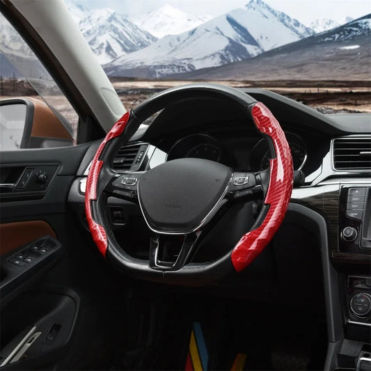 Car Steering Wheel Cover Suitable for Volkswagen Golf 7 Mk7 Touran Up New Polo Jetta Passat B8 Tiguan Accessories