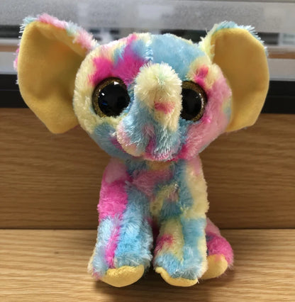 Ty Beanie Animal Stuffed Plush Toy Beastie Cute Halloween Golden Wing Bat Doll Children Birthday Toys Gift 15cm