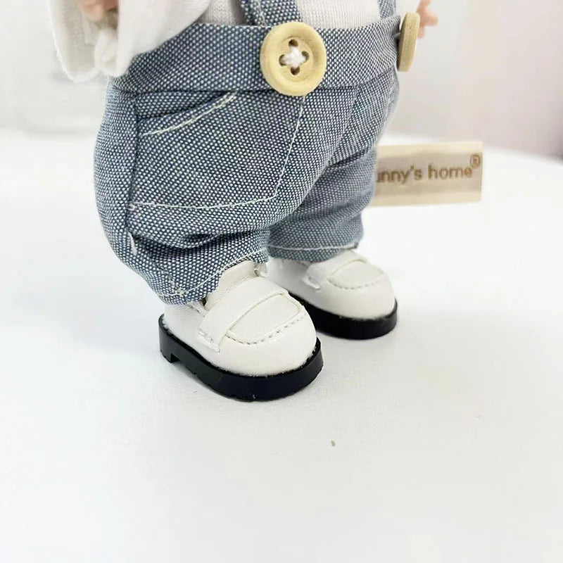 17cm Labubu Clothes Handsome Fashion Design Set I Idol Dolls Clothes Cute Hoodie Mini Plush Doll Sitting Party Outfit Clothing