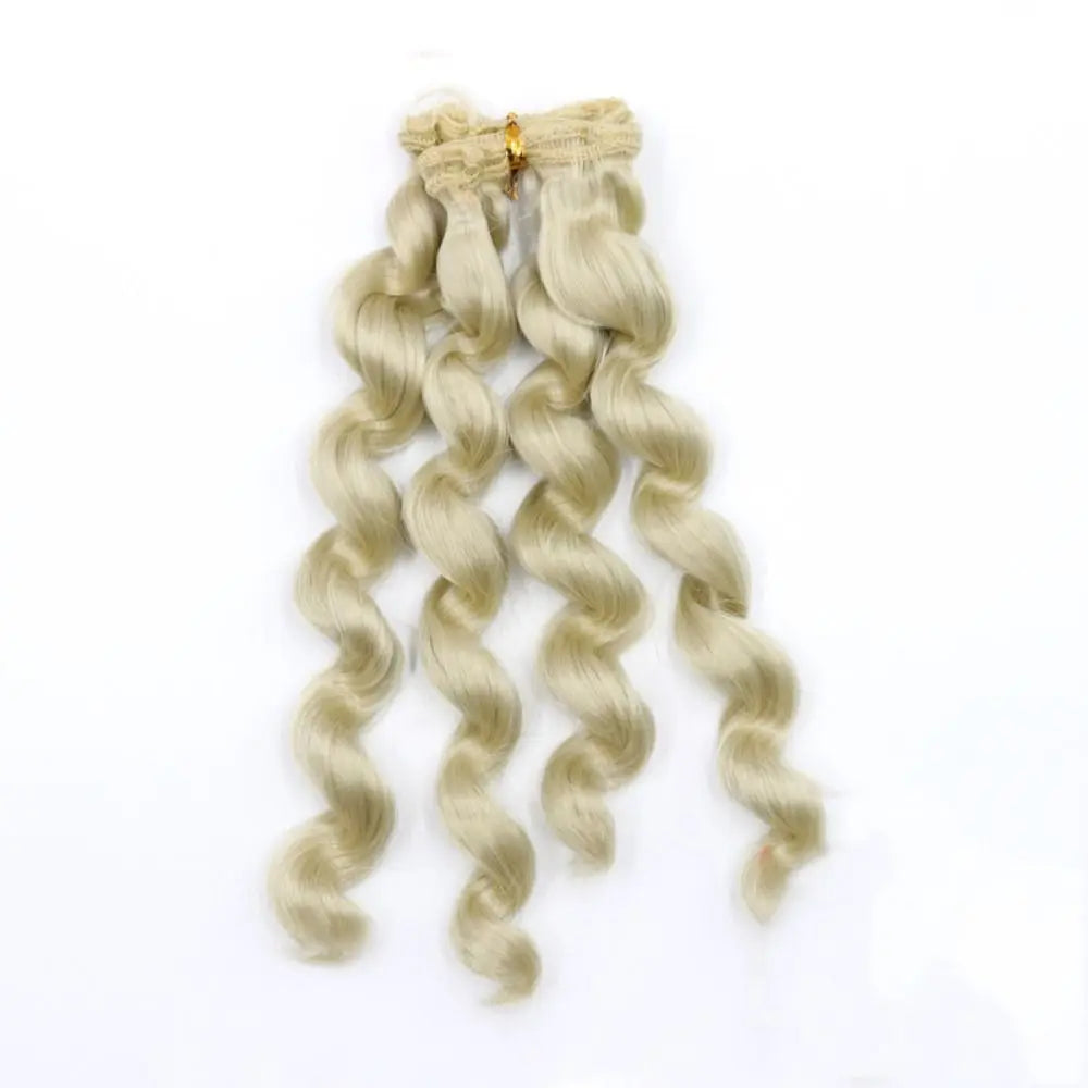 Doll Hair Msiredoll Bjd Wig Curly Doll Hair Toy for Kid Doll Hair Wig BJD Wigs DIY Toy BJD Curly Doll Hair