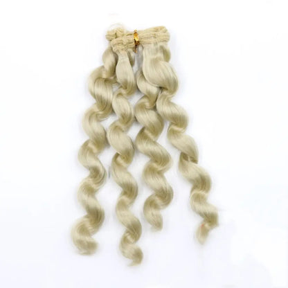 Doll Hair Msiredoll Bjd Wig Curly Doll Hair Toy for Kid Doll Hair Wig BJD Wigs DIY Toy BJD Curly Doll Hair