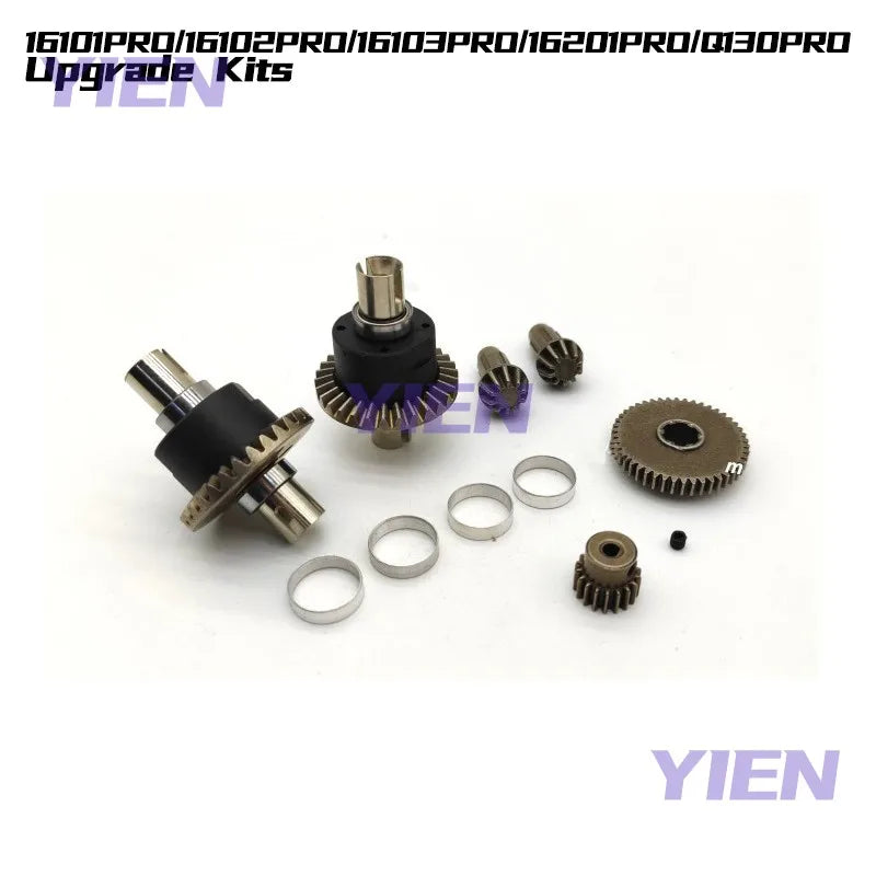 RC Cars Parts 16101pro/16102pro/16103pro/16201pro Upgraded Version Brushless Motor, Servo, ESC, Metal Accessories