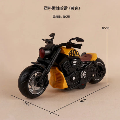 For 17cm Labubu Doll Black Leather Jacket & Inertia Bike Set Cool Biker Outfit Ropa Labubu Doll Accessory