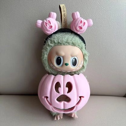 Clothes for Labubu Halloween Pumpkin Outfit Set for 1.0 3.0 Generation Vinyl Figure Collectible Decor Gift No Doll Included