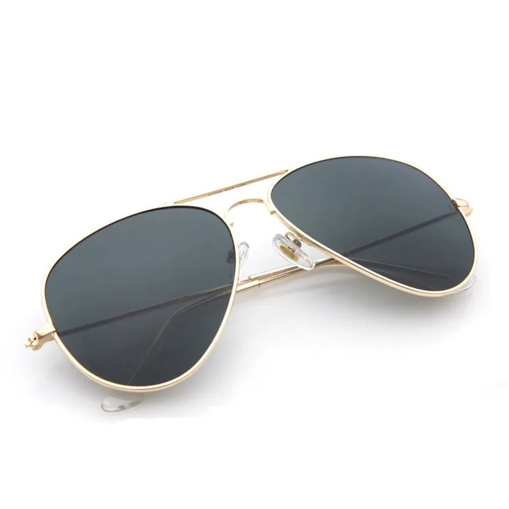 FOENIXSONG Fashion Pilot Sunglasses for Women Men  Classic Eyewear Gradient Mirrored Blue Silver Gray Sun Glasses Sunglass