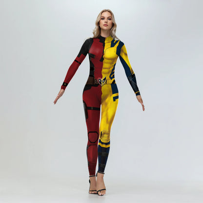 [You're My Secret] Cosplay Superhero Costume Anime Halloween Party Zentai Catsuit Women Men Bodysuit Jumpsuit