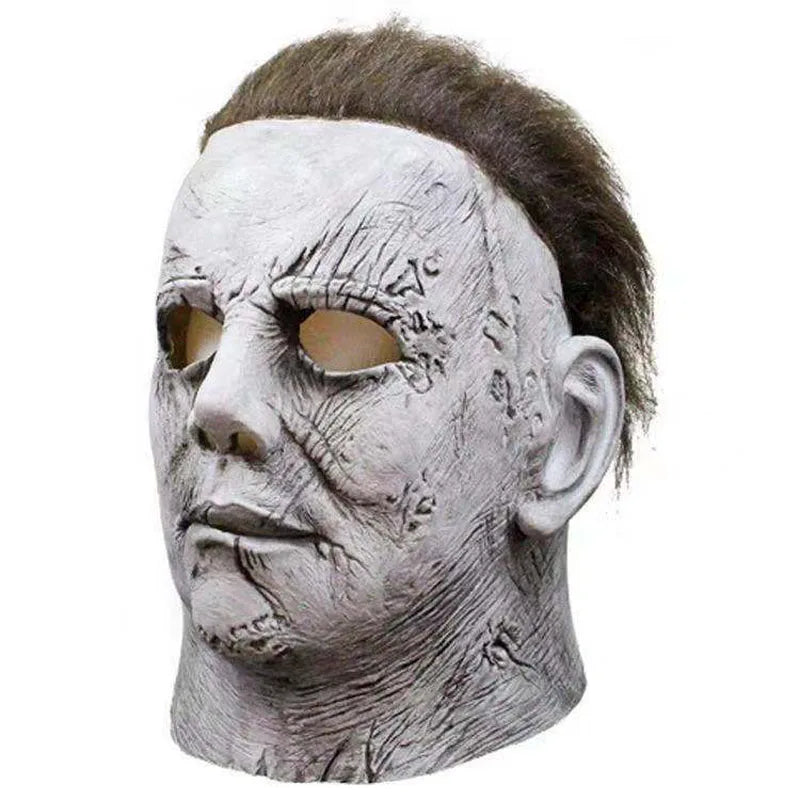 Halloween Ghost Scary Mask Movie Latex Mask Michael Myers Head Mask Masquerade Dressing Up for Halloween Party Cosplay Props
