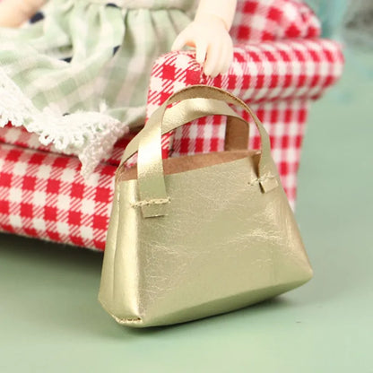 1PCS New Fashion Mini Handbag Shoulder Bag for Doll Decor Accessories Kids Toys