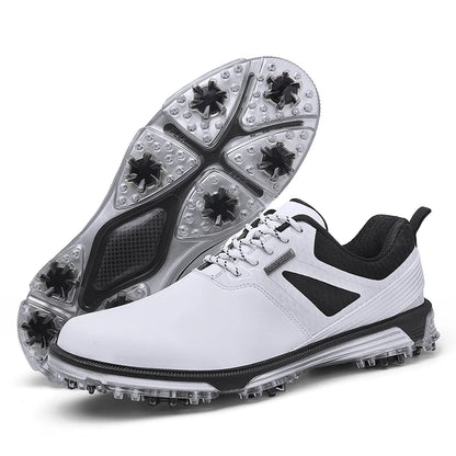Waterproof Golf Shoes Men High Quality Leather Professional Outdoor Golfing Sneakers Walking Exported to Europe and America40-47