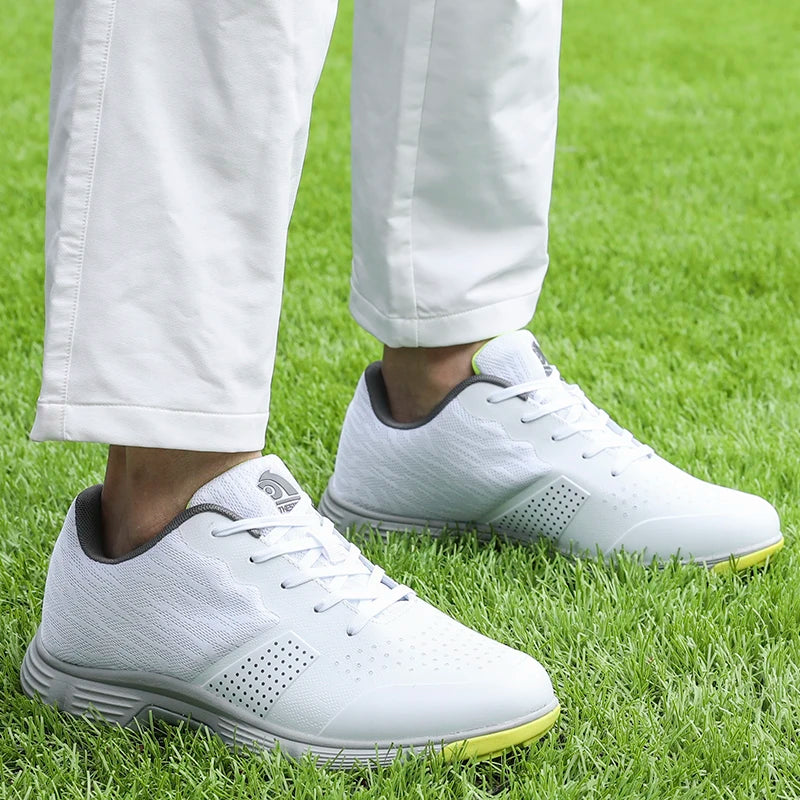 Men Professional Golf Shoes Men Spikes Golf Sneakers Anti Slip Walking Footwears