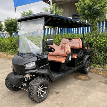 China MMC High Speed 60V 72V Lithium Battery Electric Golf Buggy 4 6 Seats Support Customization Model D Golf Carts