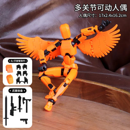 Dummy 13 Lucky Doll 13 Joint Movable 3D Printing Toy Dummy Doll DIY Decompression God