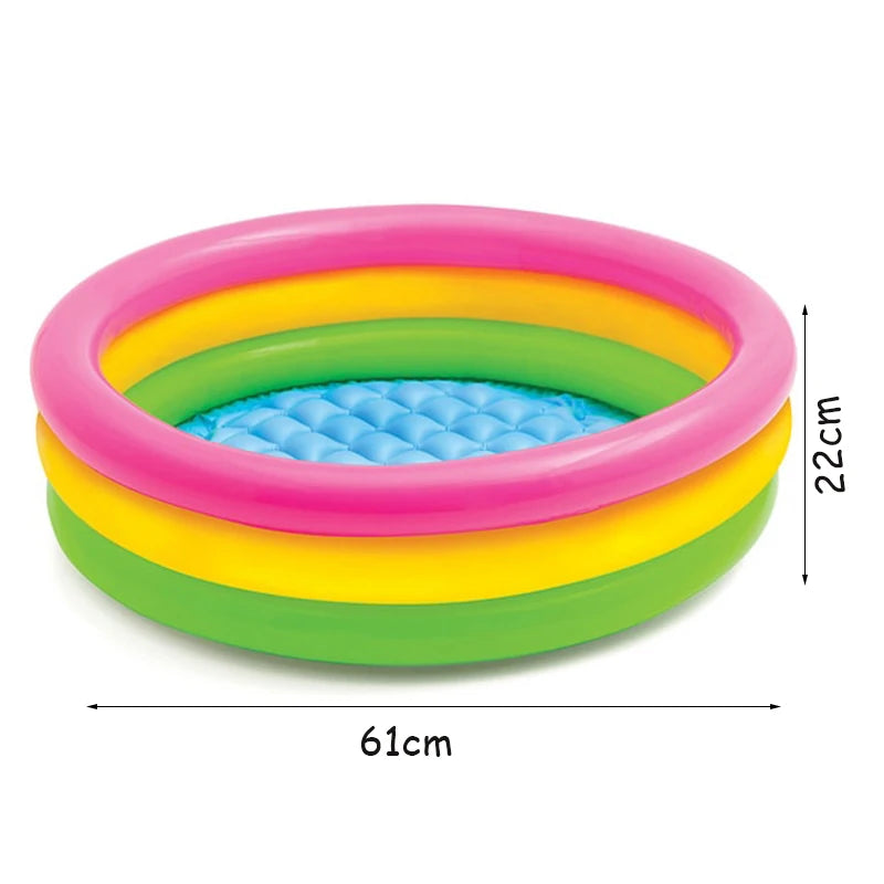 PVC Baby Inflatable Swimming Pool Kids Toy Summer Soft Fun Portable Bathtub for Water Game Portable Kids Outdoors Sport Play Toy