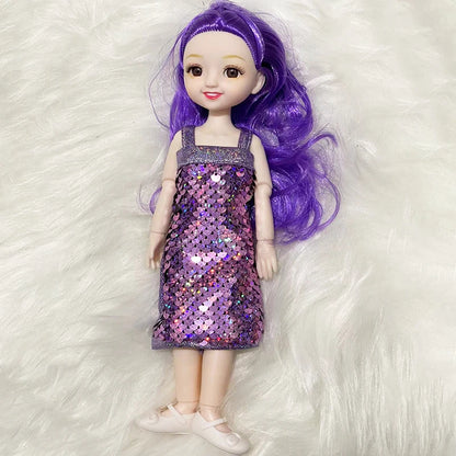 New Smile Face Doll 23cm Doll Dress Up Doll Clothes or Princess Doll Kids Girl Toy Birthday Gift Lol Doll BJD Doll