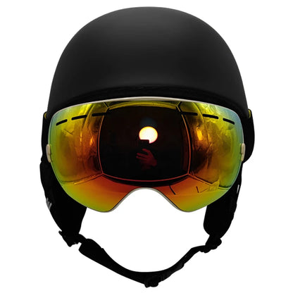 LOCLE Men Skiing Helmet Women Adult and Children Kids Snowboard Skateboard Skiing Equipment Snowmobile Motorcycle Helmets
