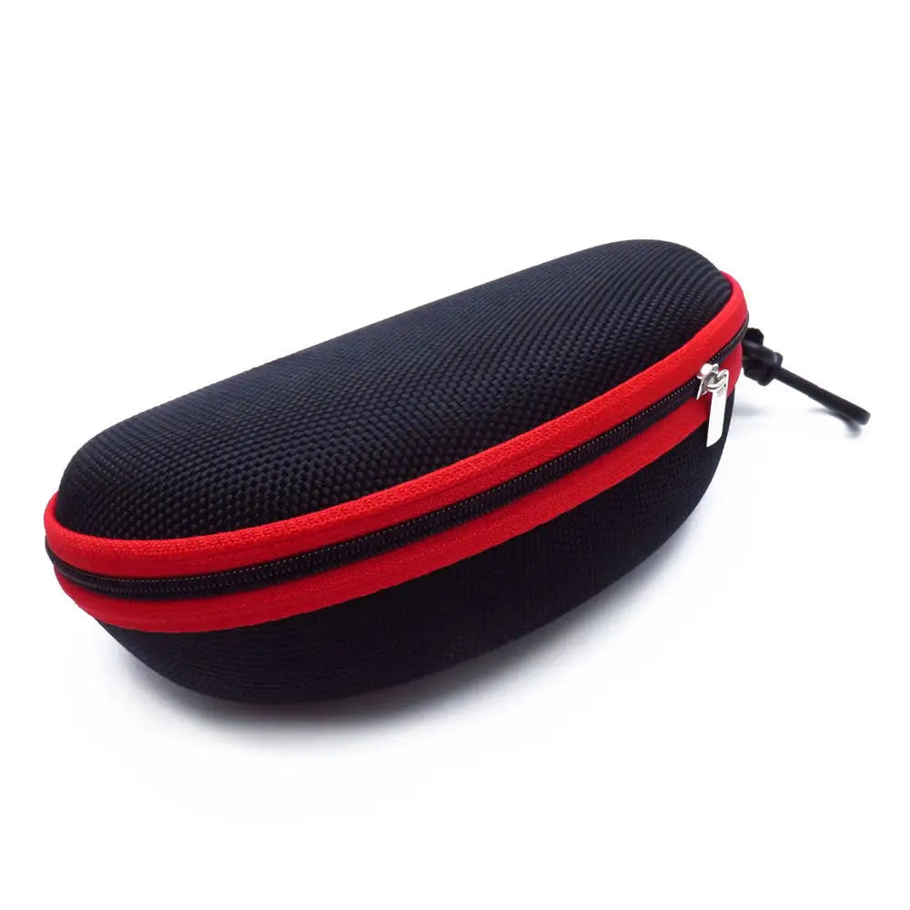 KLASSNUM Portable EVA Glasses Case With Carabiner Hook Colorful Sunglasses Hard Case Zipper Eyeglasses Protector Box Holder New