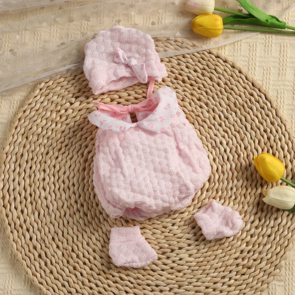 Doll Clothes Dress Jumpsuit Vest for 40cm New Baby Reborn American Doll Baby Girl DIY Clothes Toys for 16 Inch Dolls