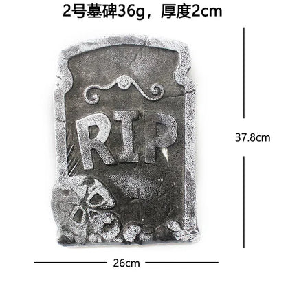 Halloween Decoration Foam Tombstone Ghost Festival Home Haunted House Bar Scene Layout Props Kids Adults Happy Halloween Supplie