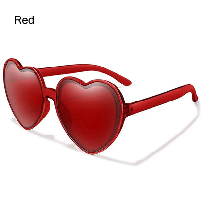 Summer Heart Sunglasses Trendy Heart Shaped Sun Glasses for Women Party Halloween Cosplay Glasses UV400 Protection Eyewear