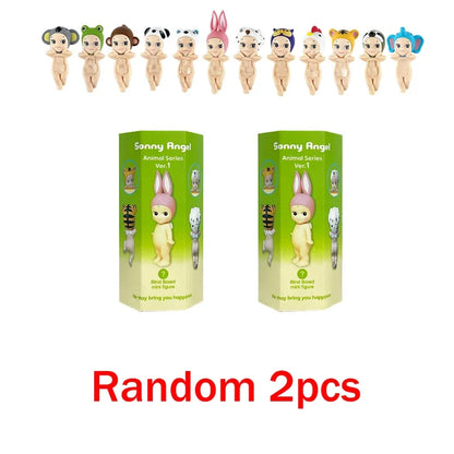 Sonny Angel Blind Box Animal Angel Series Anime Character Mini Doll Toy Cute Decoration Kids Surprise Birthday New Year Gifts