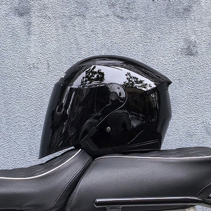 Genuine JieKai Motorcycle Helmet Unisex Scooter Motos Helmets Casco Capacete With Dual Lens