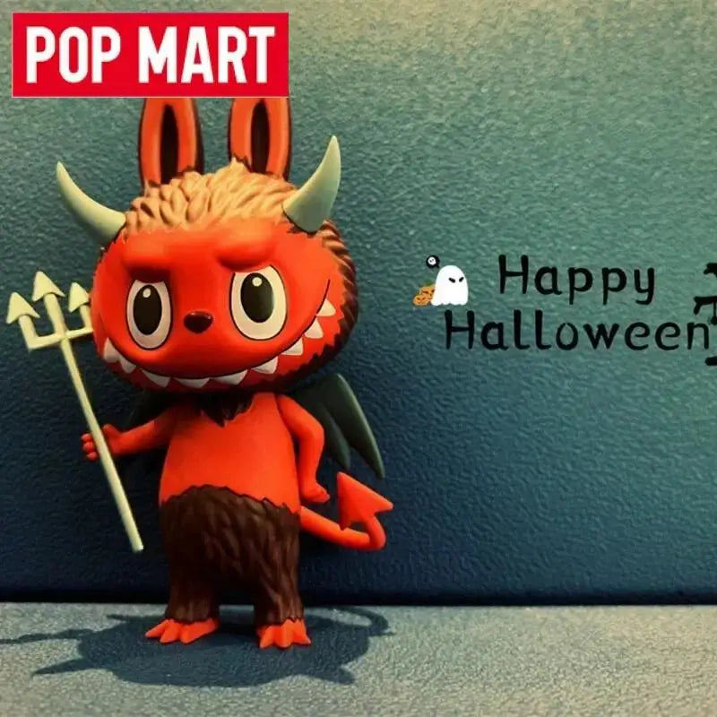 POP MART Labubu Halloween Monster Carnival Series Blind Box Guess Bag Mystery Box Toys Doll Cute Anime Figure Ornaments Gift