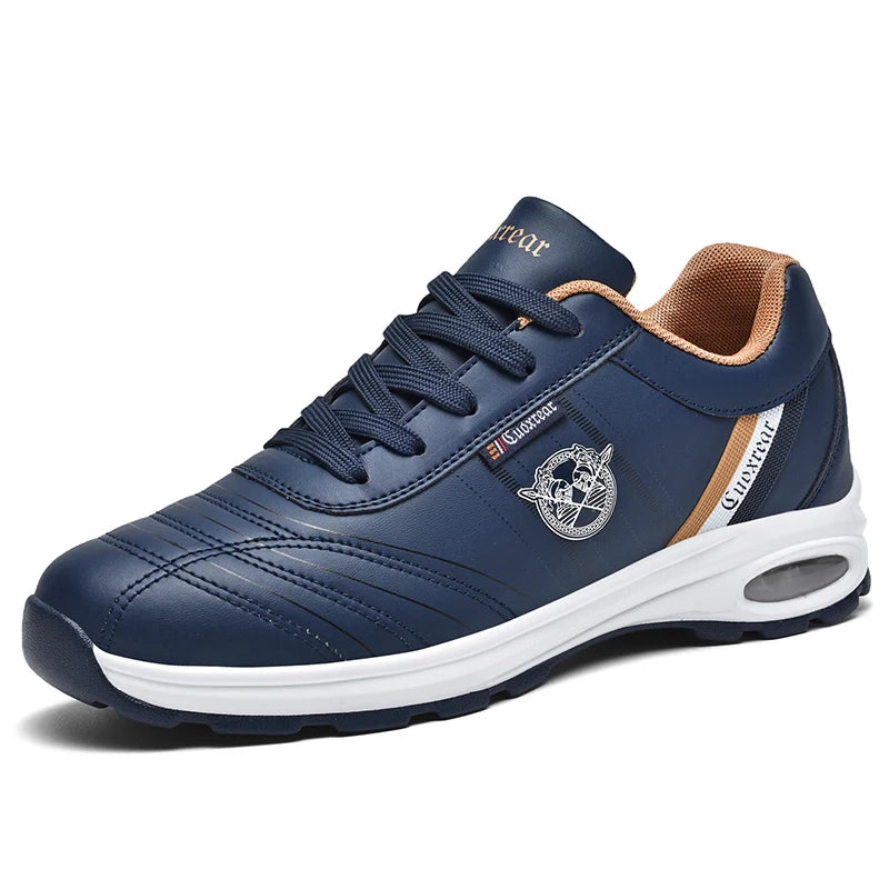 Professional Golf Shoes for Men Women Outdoor Leather Sneakers in Blue Red Big Size Golf Shoes for Man Flats
