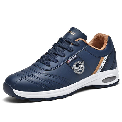 Professional Golf Shoes for Men Women Outdoor Leather Sneakers in Blue Red Big Size Golf Shoes for Man Flats