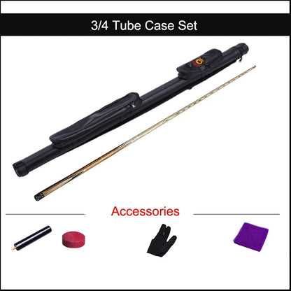 2022 New OMIN Snooker Cue 3/4 Jointed Snooker Cue Stick 9.5mm/10mm Tips With Snooker Cue Case Set 8405/8403