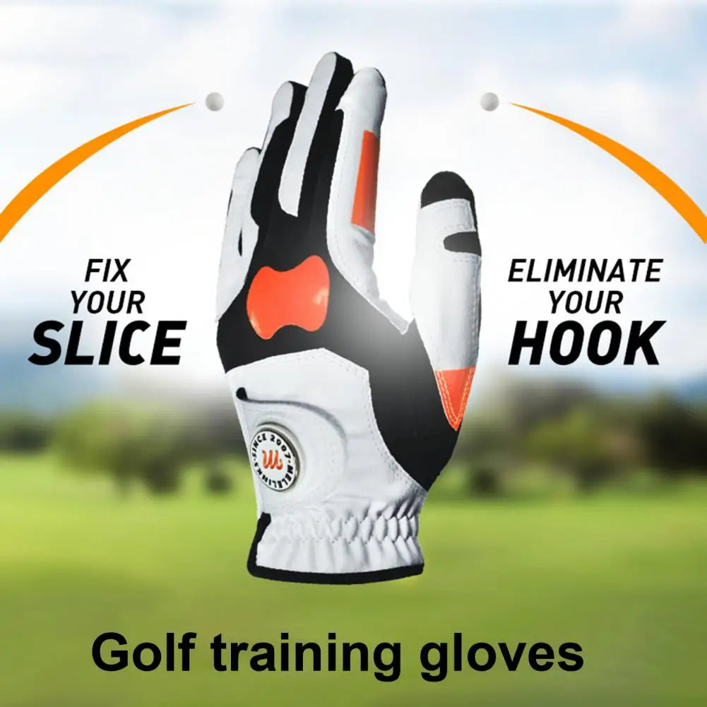 Golf Glove Women Men Left Hand Golf Glove Professional Non-Slip Grip Breathable Glove for Training Improving Accuracy Control