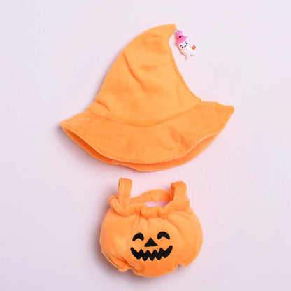 Pumpkin Halloween Set&Christmas Tree Star Dress for 3.0 Labubu Doll Outfit Cute Protective Shell Accessories Holiday Gifts