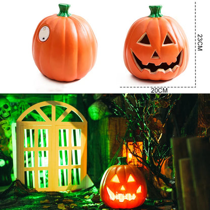 Halloween Decoration Scream Pumpkin Led Festival Accessories Decorations Bright Materials Ring Light Fairy Lights Night Outdoor
