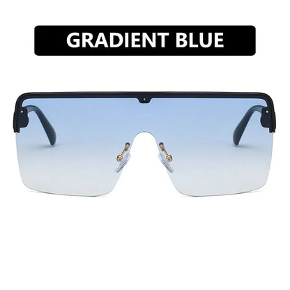 Hot Fashion Brand Designer Sunglasses Women Summer Rimless Square Shades Sun Glasses Eyewear Sunshines Luxury Sunglasses Woman
