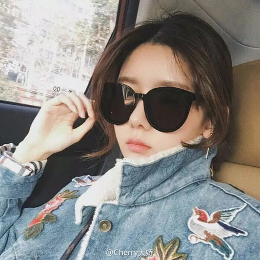 OIMG Cat Eye Sunglasses Woman Vintage Brand Black Glasses Fashion Style Eyewear Personality Sunglasses Gafas De Sol UV400