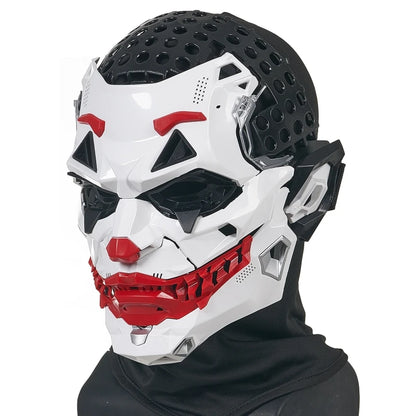 Joker Masks Cyberpunk Masks Clown Braids 2d Cosplay Resin Custom Products Halloween Anime Role-Playing Props and Gifts Toys