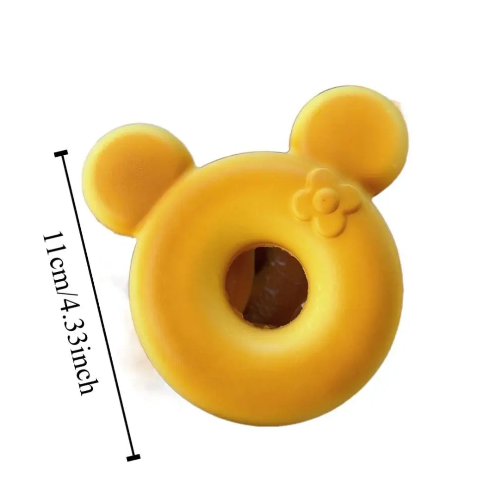 Funny Donut Vent Squeezing Toys Bear Ears Slow Rebound Baking Pinch Toy Relaxed Anti-Fidget Cartoon Pinch Toy Children