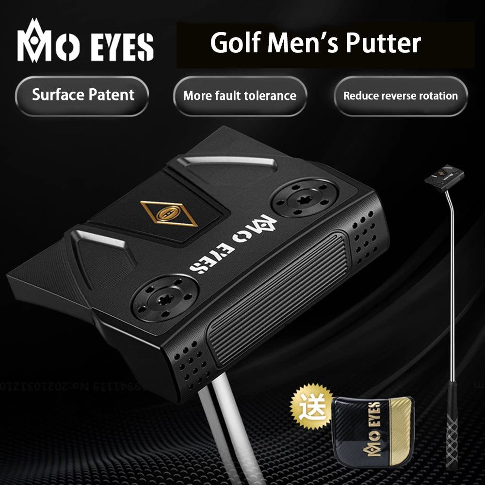 Golf Club Putter Men's S20C Soft Iron Aircraft Aluminum Forging Stability Shaping Knuckleless Stainless Steel Shaft