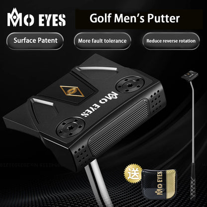 Golf Club Putter Men's S20C Soft Iron Aircraft Aluminum Forging Stability Shaping Knuckleless Stainless Steel Shaft