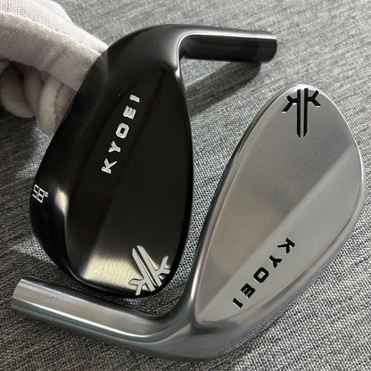 KYOEI Golf Wedges Set 48 50 52 54 58 60 Degree Silver/Black Forged Golf Sand Wedge Club Only Head KYOEI Wedges