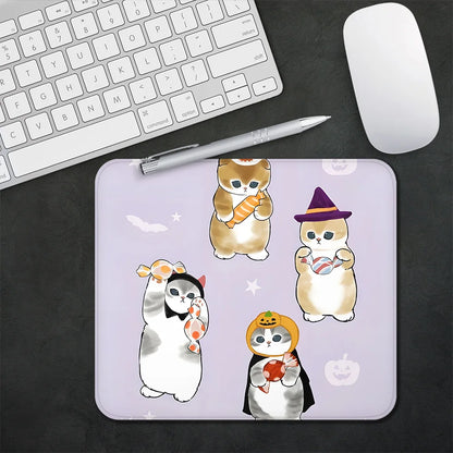 Gaming Mouse Pad XS Small Mousepad for Cute Pusheens Cats PC Gamer Desktop Decoration Office Mouse Mat Deskmat Rug