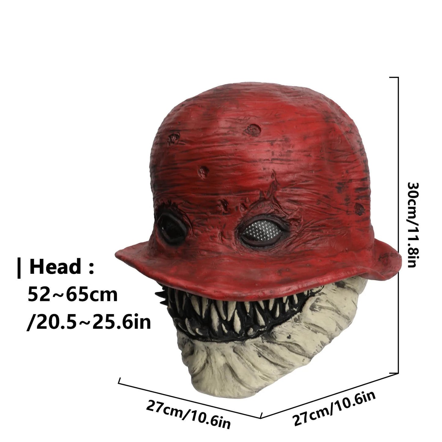 Halloween Hunchback Mask the Crooked Man Scary Headgear Prom Party Costume Mask Carnaval Skull Creepy Mask for Men