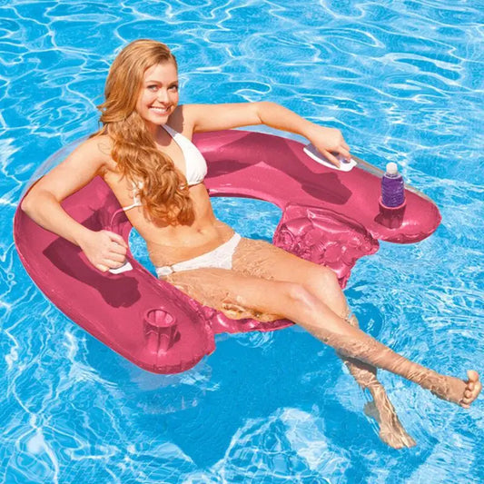Inflatable Floating Water Mattresses Summer Swimming Pool Hammock Air Lounge Chairs Water Sports Floating Mat Pool Kids Toys