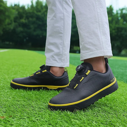Golf Sneakers Summer Men's Shoes Comfortable Cushioning Sneakers Knob Waterproof and Anti Slip