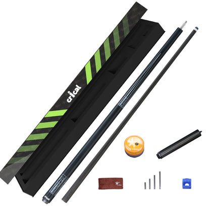 CRICAL Carbon Fiber Pool Cue Stick Billiard Cue Sticks Professional Low Deflection Pool Sticks With 12.5mm Tip and Radial Joint