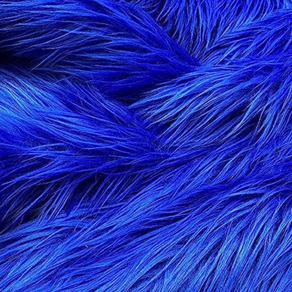 25*25Cm Faux Fur Fabric Square Artificial Fur Long Pile Plush Fabric for DIY Chair Cushion Crafts Dolls Beard Hair Decoration