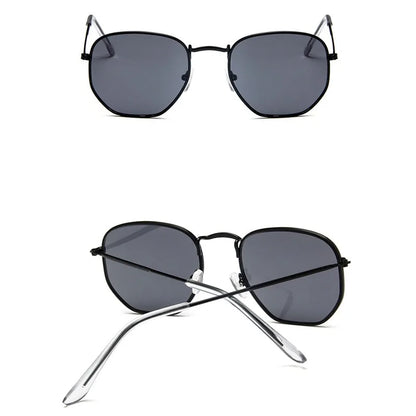 ONEVAN 2024 Vintage Square Sunglasses Women Brand Designer Sun Glasses Men/Women Retro Small Frame Metal Sunglass Shades Glasses