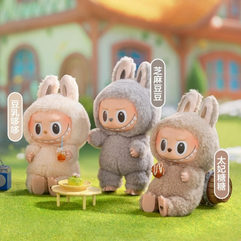 Original Labubu Heartbeat Macaron Face Series Blind Box Trendy Play Cute Handmade Model Collection Pendant Mystery Box Xmas Gift