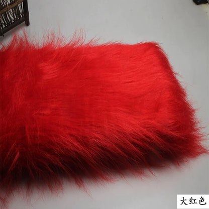 4 Kinds of Purple 12cm Long Pile Fur Faux Fur Fabric Soft Plush Faux Fur Fabric Sewing DIY Toy Home Background Decoration Cloth