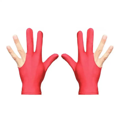 High Quality Snooker Billiard Cue Glove Pool Left Hand Open Three Finger Accessory Fitness Accessories for Men and Women